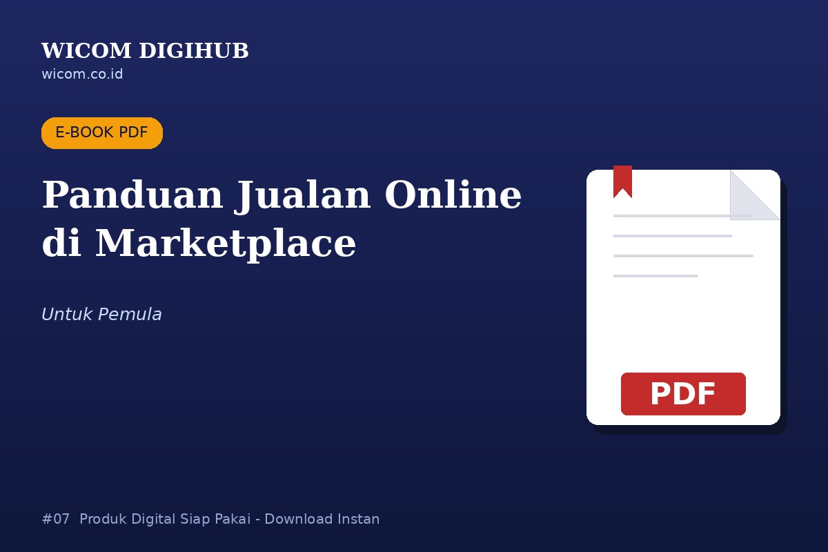 E-book Panduan Jualan Online di Marketplace (Untuk Pemula)