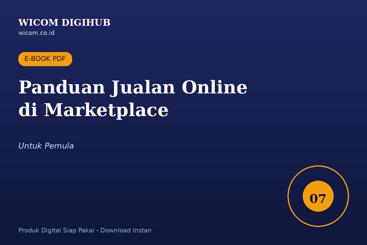 E-book Panduan Jualan Online di Marketplace (Untuk Pemula)