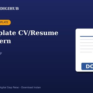 Template CV / Resume Modern (ATS-Friendly)