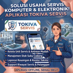 Tokiva Servis — Aplikasi Untuk Service Komputer dan Elektronik