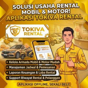Tokiva Rental - Aplikasi Rental mobil dan motor