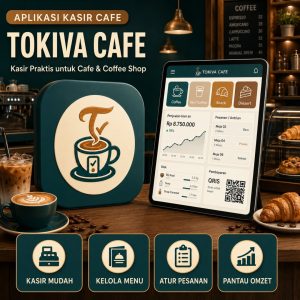 Tokiva Cafe — Aplikasi Kasir Cafe Offline (Sekali Bayar)