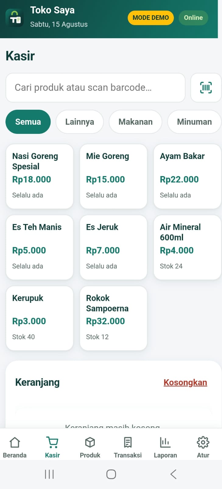 Tokiva LITE — Aplikasi Kasir Offline (Sekali Bayar) - Image 4