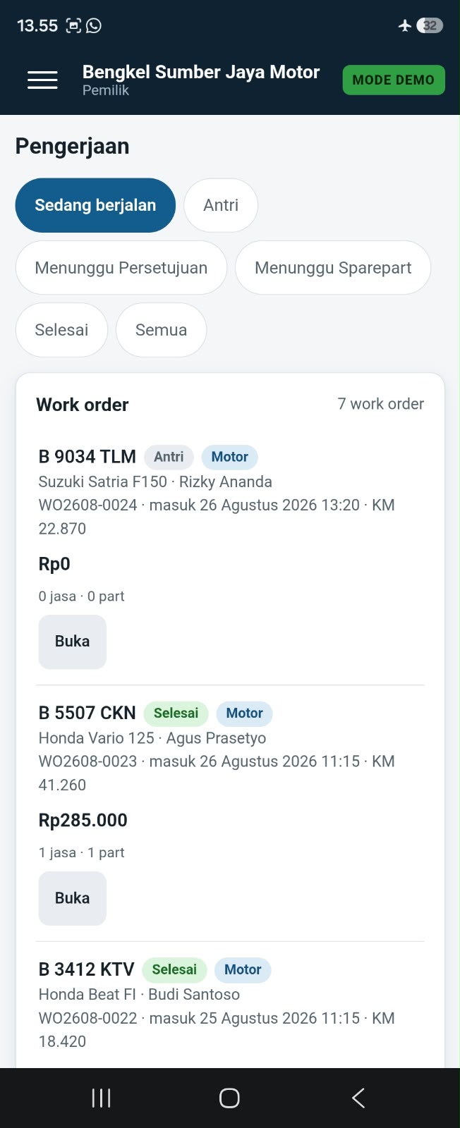Tokiva Bengkel - Aplikasi Kasir & Servis Bengkel Motor Mobil - Image 4