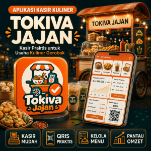 Tokiva Jajan — Kasir Gerobak (Lisensi 1 HP)
