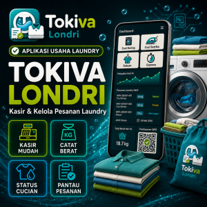 Tokiva Londri - Aplikasi Laundry Kiloan Offline (Sekali Bayar)