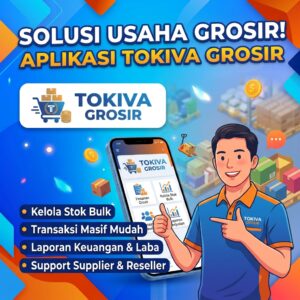 Tokiva Grosir — Aplikasi Kasir Toko Sembako (Sekali Bayar)