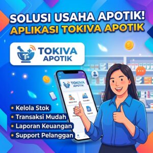 Tokiva Apotek — Aplikasi Kasir Apotik Offline (Lisensi Selamanya)