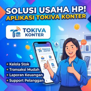 Tokiva Konter – Aplikasi Kasir Khusus Konter HP