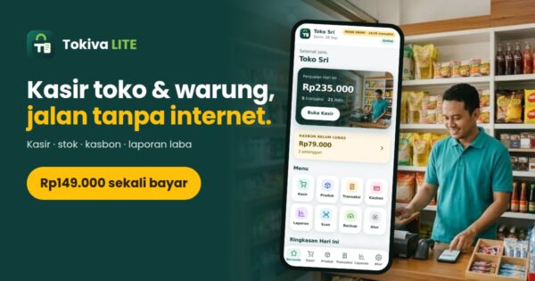 Tokiva LITE - aplikasi kasir toko dan warung tanpa internet